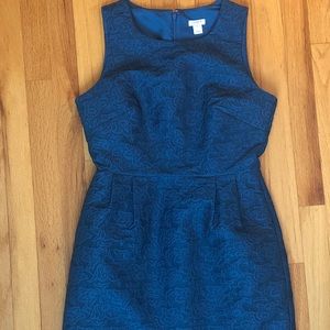 Jcrew blue/green dress
